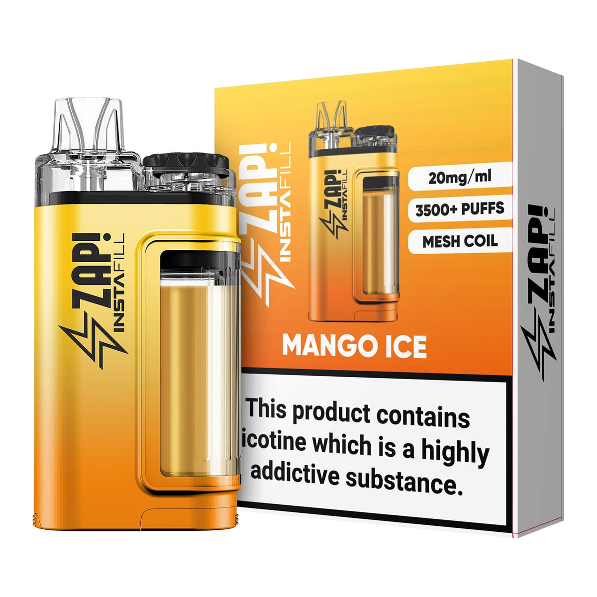 Instafill 3500 Puffs Disposable Pod Vape Kit - Box of 5 - Bulk Vape Wholesale