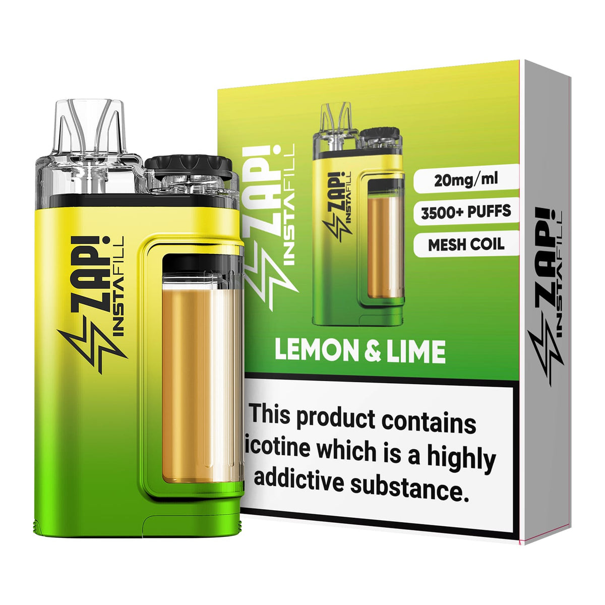 Instafill 3500 Puffs Disposable Pod Vape Kit - Box of 5 - Bulk Vape Wholesale
