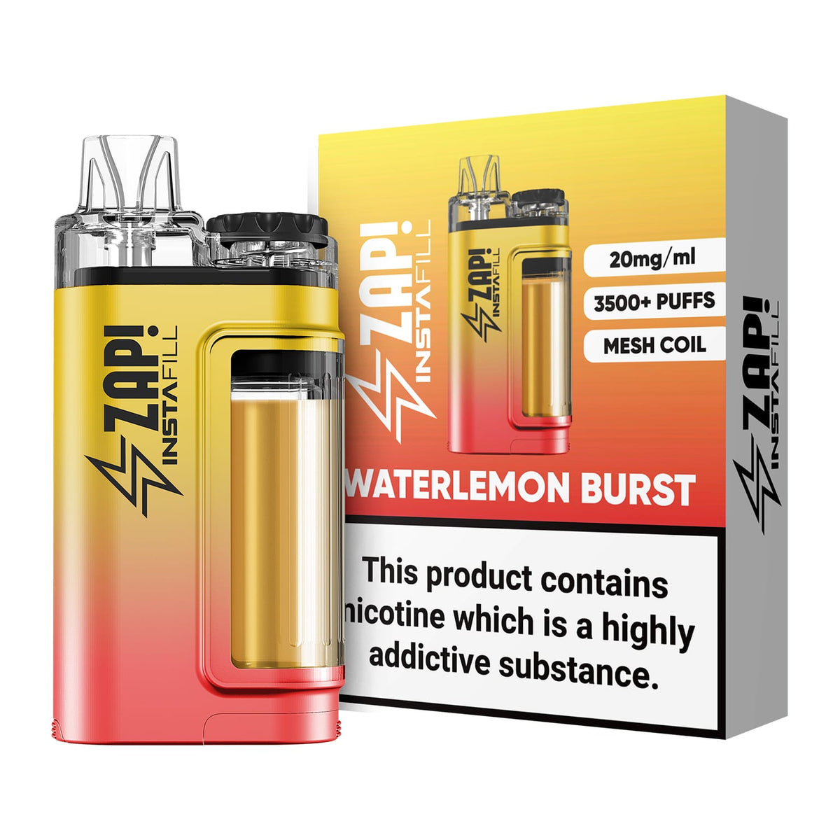 Instafill 3500 Puffs Disposable Pod Vape Kit - Box of 5 - Bulk Vape Wholesale