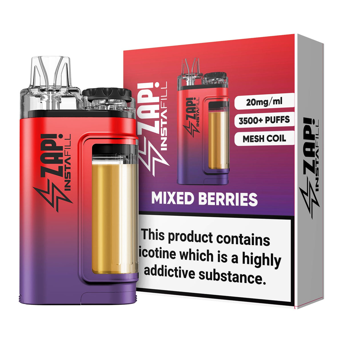 Instafill 3500 Puffs Disposable Pod Vape Kit - Box of 5 - Bulk Vape Wholesale