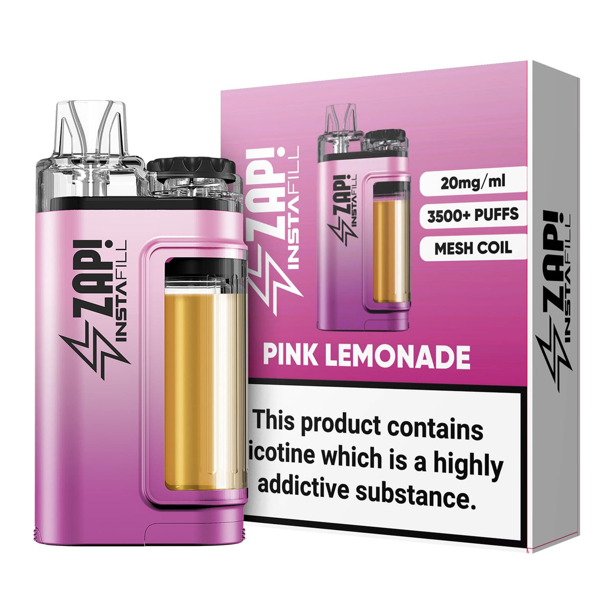 Instafill 3500 Puffs Disposable Pod Vape Kit - Box of 5 - Bulk Vape Wholesale