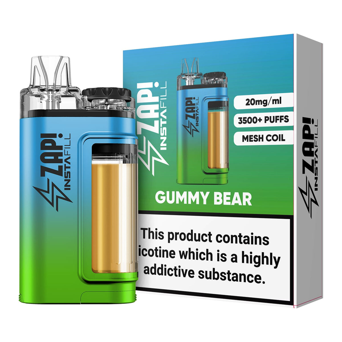 Instafill 3500 Puffs Disposable Pod Vape Kit - Box of 5 - Bulk Vape Wholesale