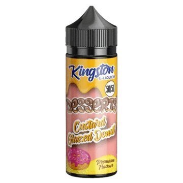 Kingston 50/50 Desserts 100ML Shortfill Custard Glazed Donut