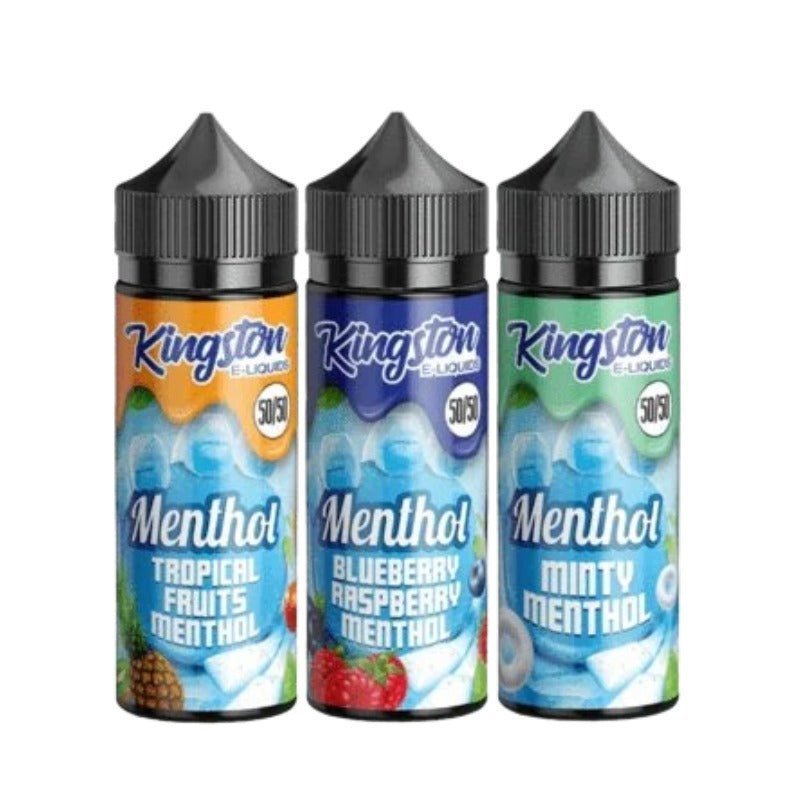 Kingston 50/50 Menthol 100ML Shortfill - Bulk Vape Wholesale