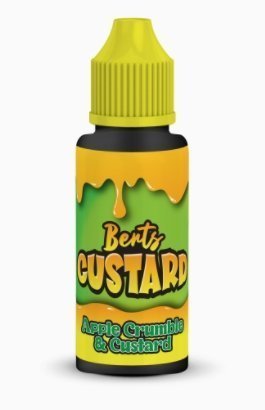 Kingston Berts Custard 100ML Shortfill Apple Crumble & Custard