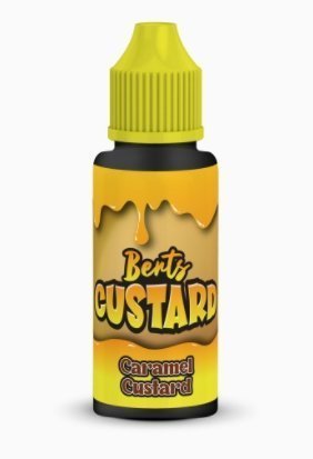 Kingston Berts Custard 100ML Shortfill Caramel Custard
