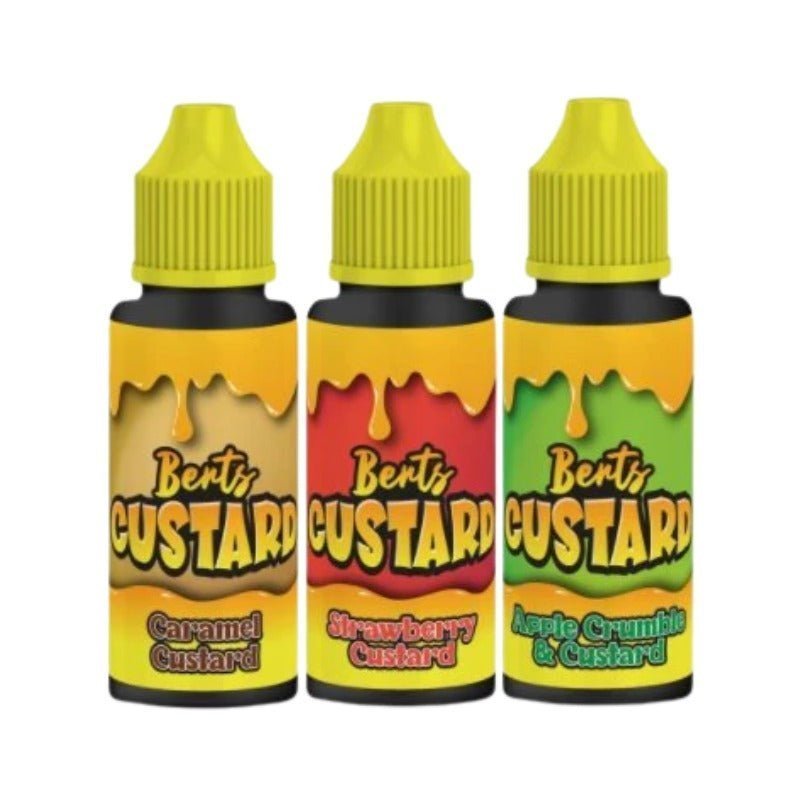 Kingston Berts Custard 100ML Shortfill Strawberry Custard