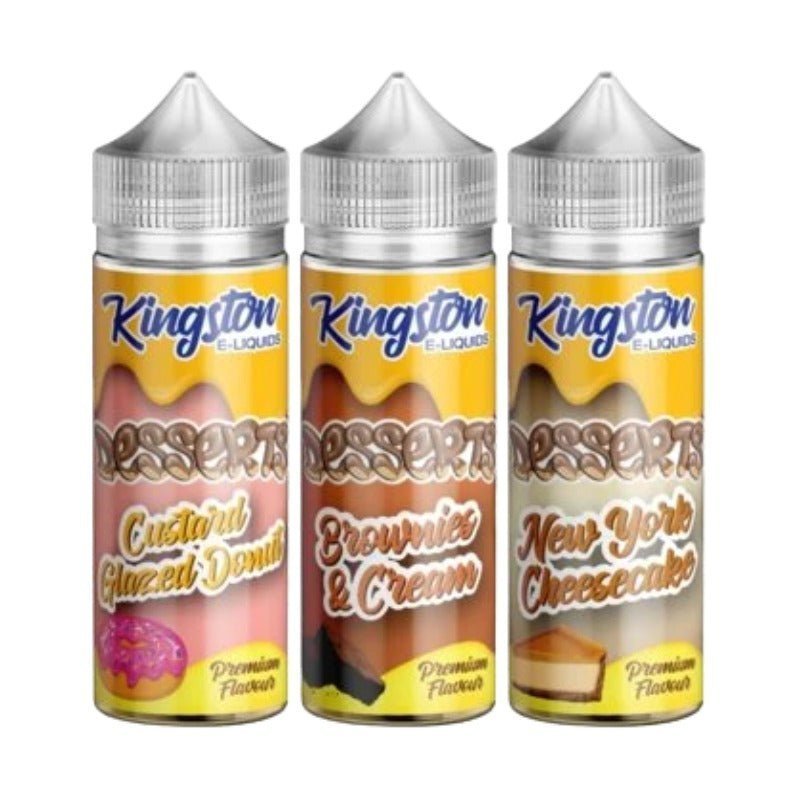 Kingston Desserts 100ML Shortfill Brownies & Cream