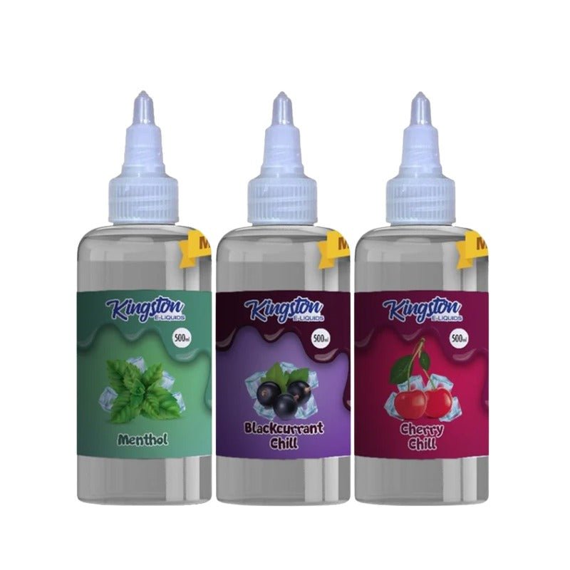 Kingston E - liquids Chill 500ml Shortfill Blackcurrant Chill