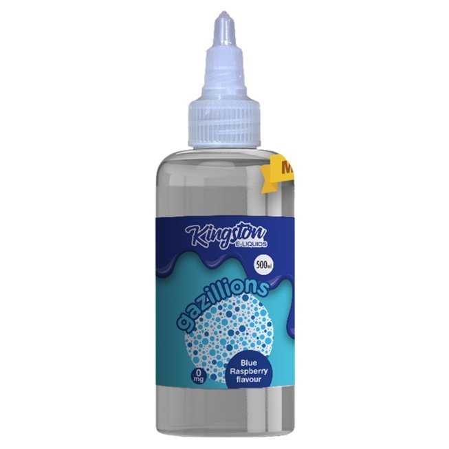 Kingston E - liquids Gazllions 500ml Shortfill Blue Rasberry