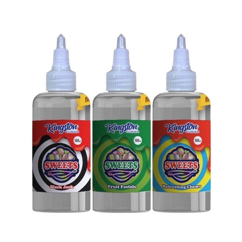 Kingston E - liquids Sweets 500ml Shortfill Black Jack