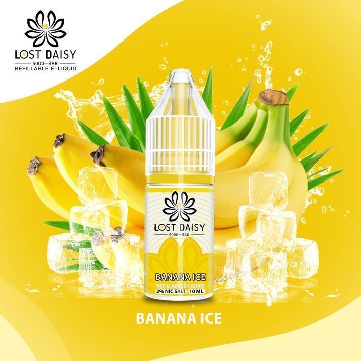 Lost Daisy 5000 Bar Salt 10ml - Box of 10 Banana Ice