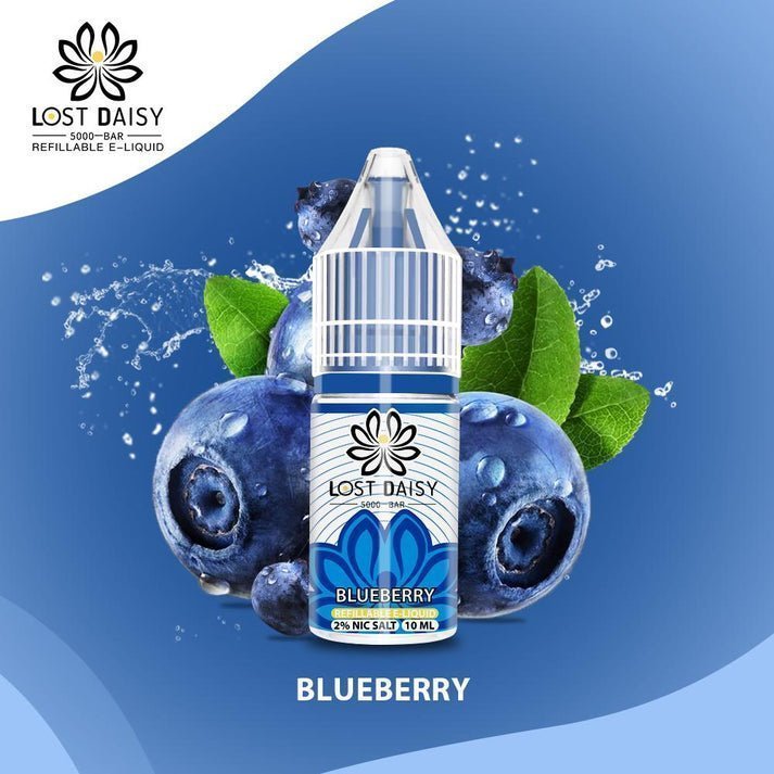 Lost Daisy 5000 Bar Salt 10ml - Box of 10 Blueberry
