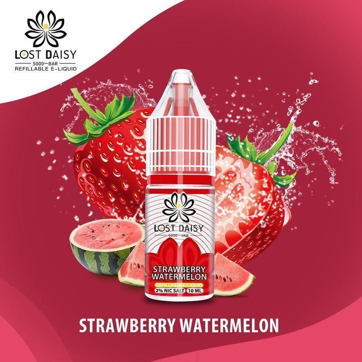 Lost Daisy 5000 Bar Salt 10ml - Box of 10 Strawberry Watermelon