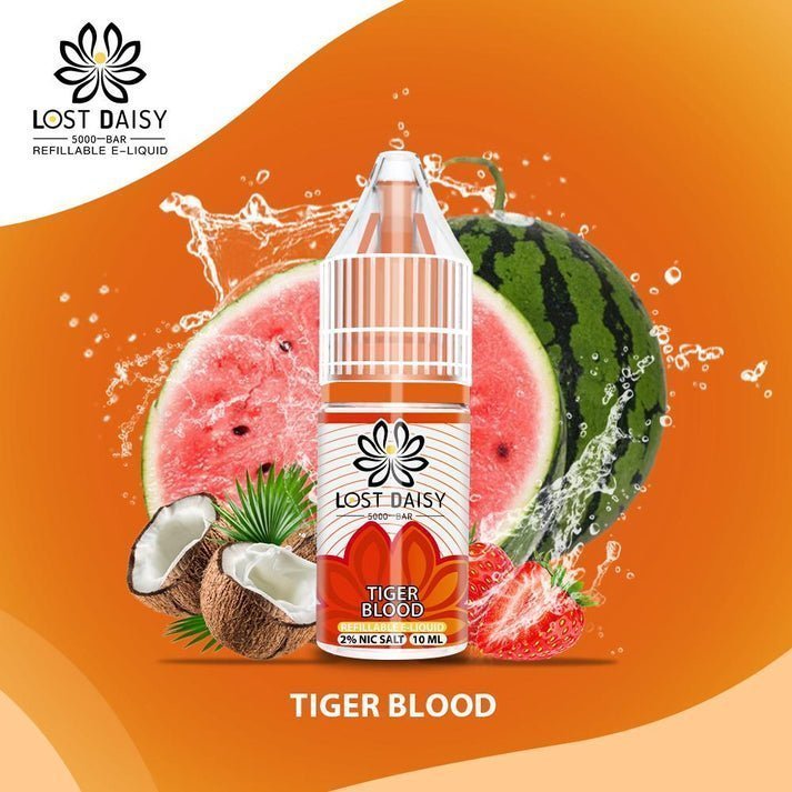Lost Daisy 5000 Bar Salt 10ml - Box of 10 Tiger Blood