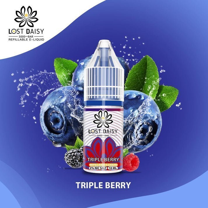 Lost Daisy 5000 Bar Salt 10ml - Box of 10 Triple Berry