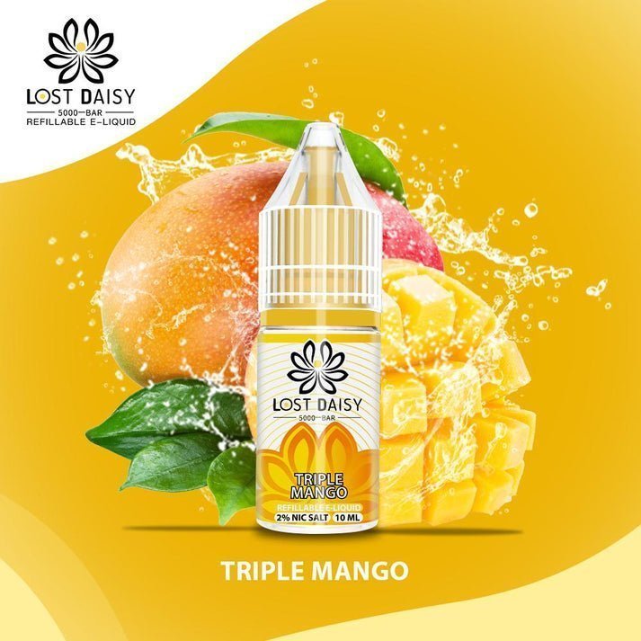Lost Daisy 5000 Bar Salt 10ml - Box of 10 Triple Mango