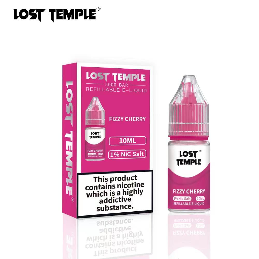 Lost Temple Nic Salts 10ml - Box of 10 Fizzy Cherry