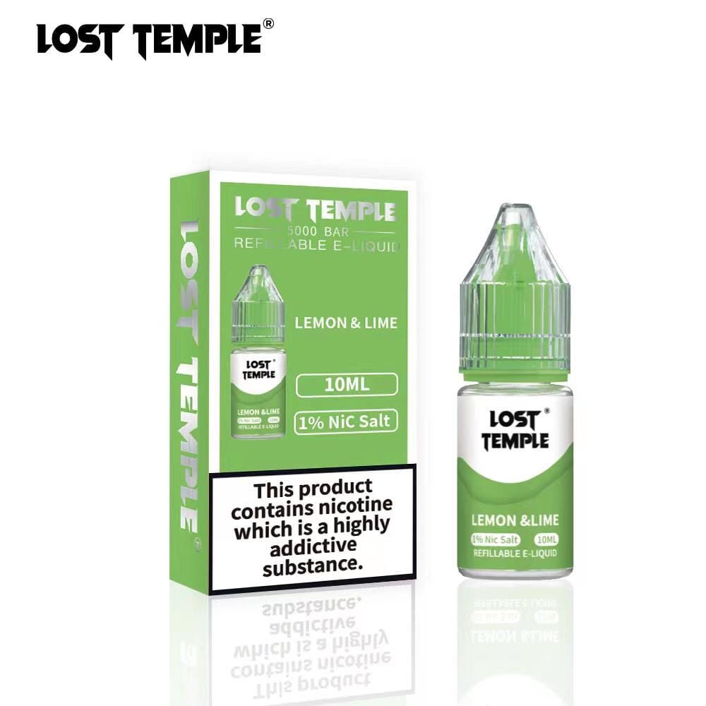 Lost Temple Nic Salts 10ml - Box of 10 Lemon Lime