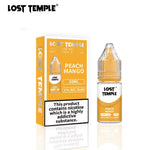 Lost Temple Nic Salts 10ml - Box of 10 Peach Mango