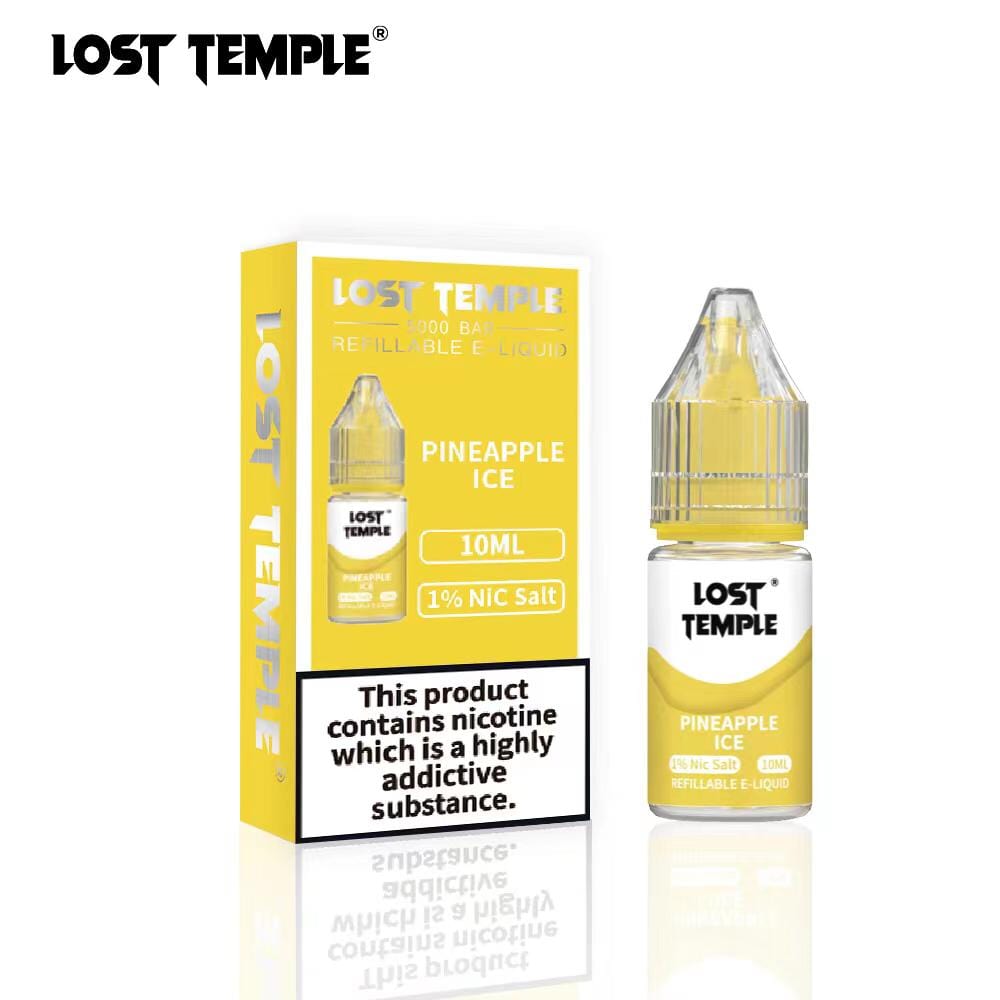 Lost Temple Nic Salts 10ml - Box of 10 Pineapple Ice