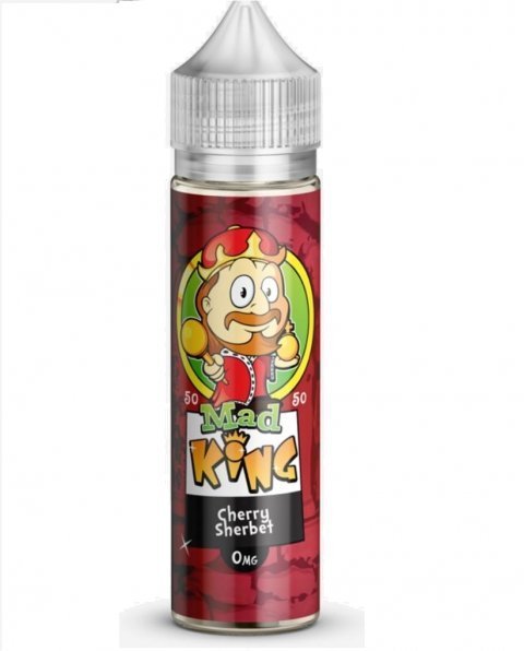 Mad King 50/50 E - liquids 50ml Shortfill Cherry Sherbet