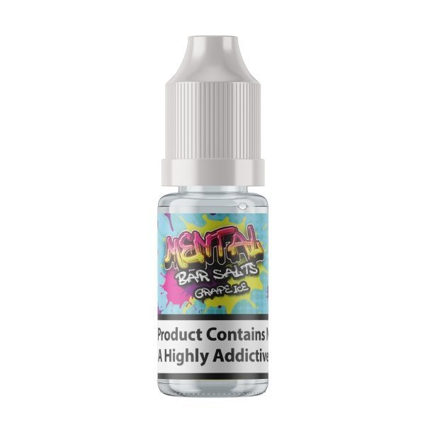 Mental Bar Salts 10ml E - liquids - Pack of 12 Grape