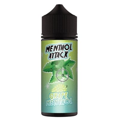 Menthol Attack 100ML Shortfill Grape Menthol