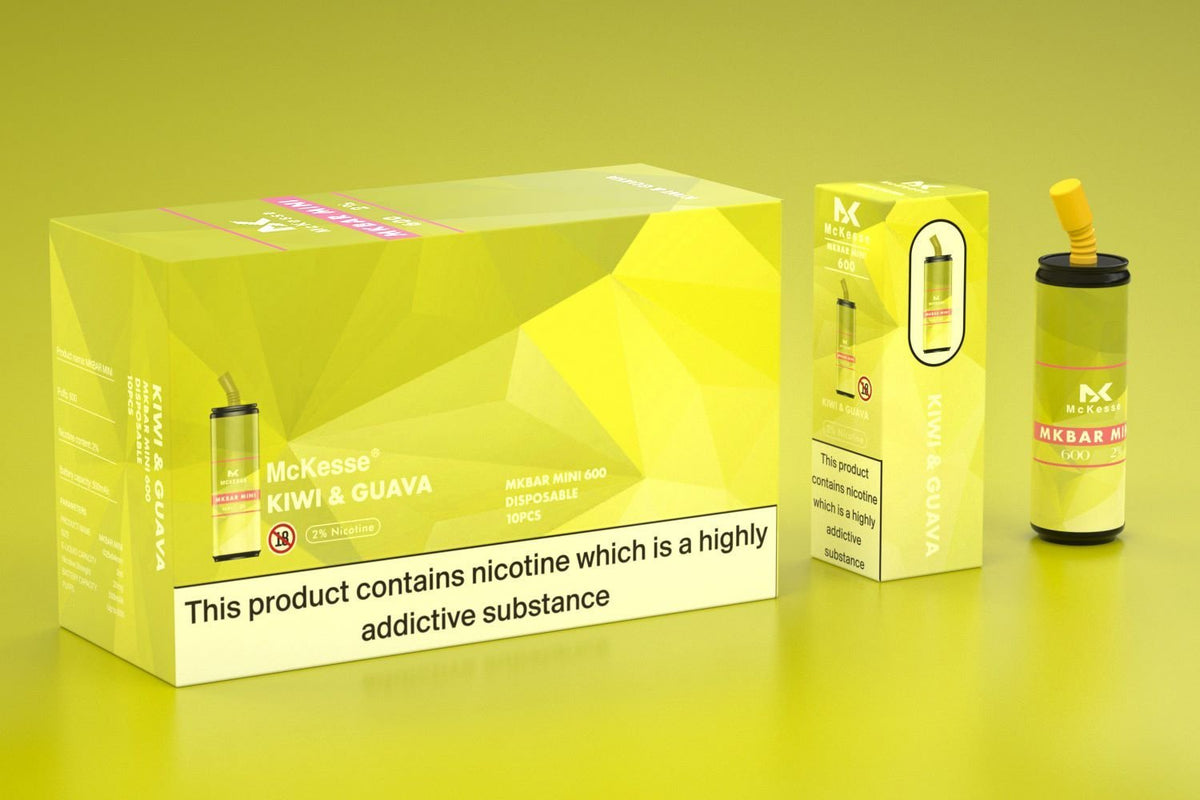 Mk Mini Bar 600 Puffs Disposable Vape Pod Box of 10 - Bulk Vape Wholesale