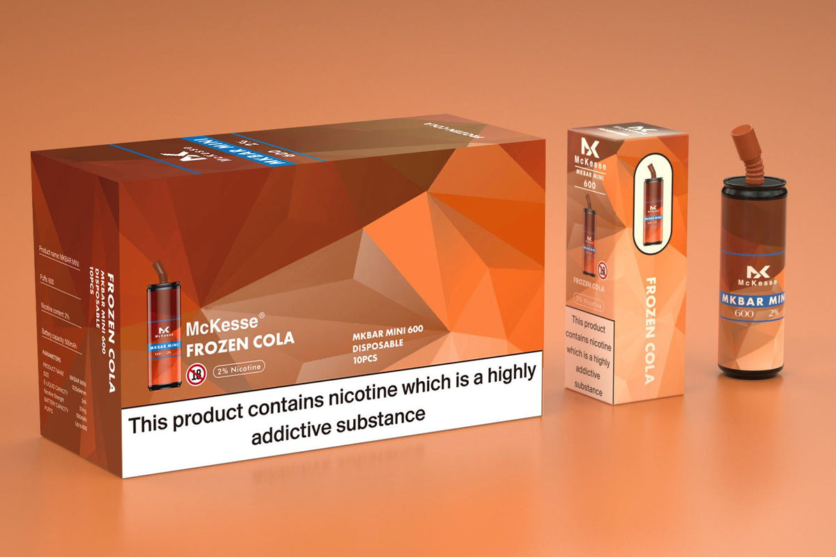 Mk Mini Bar 600 Puffs Disposable Vape Pod Box of 10 - Bulk Vape Wholesale