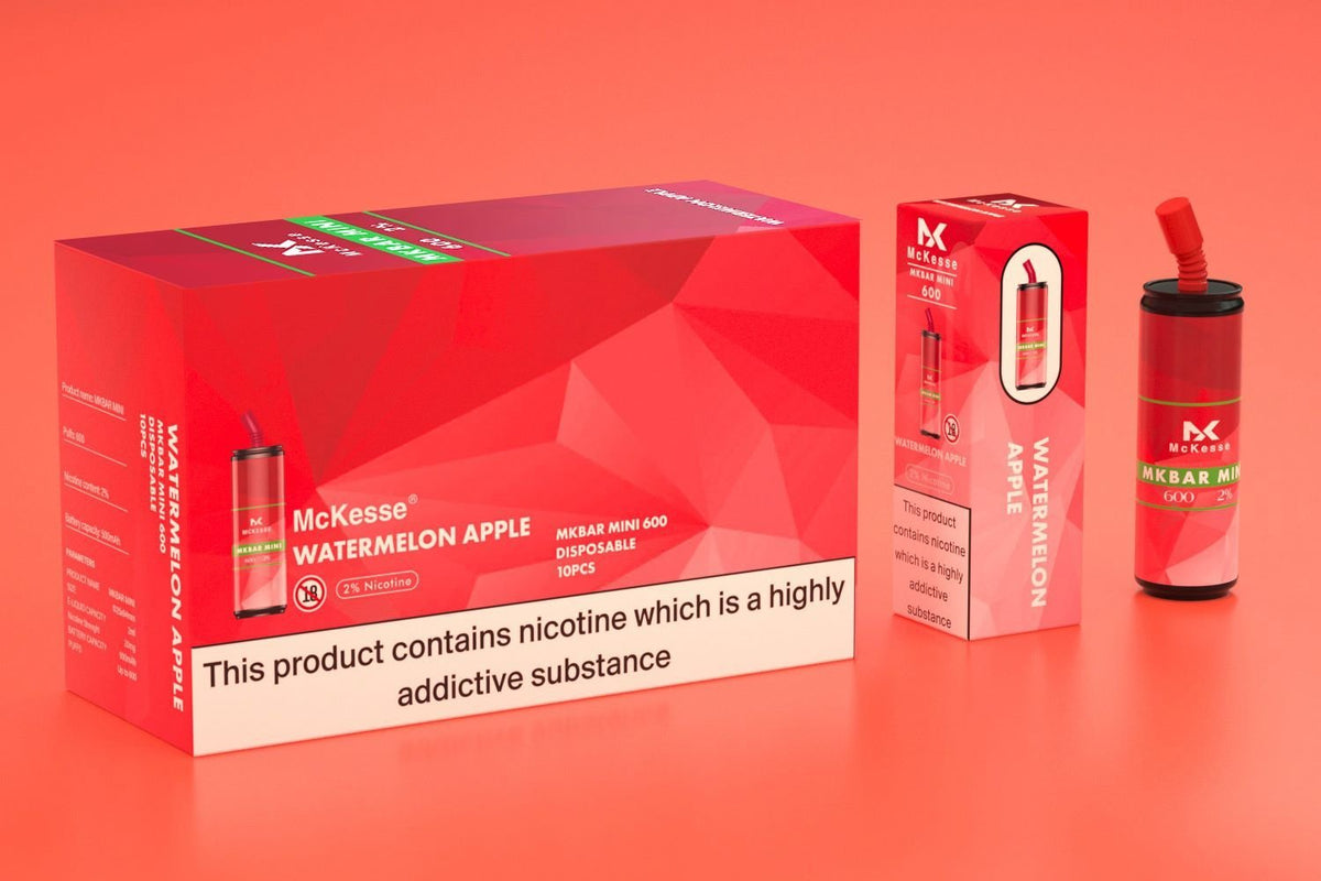 Mk Mini Bar 600 Puffs Disposable Vape Pod Box of 10 - Bulk Vape Wholesale