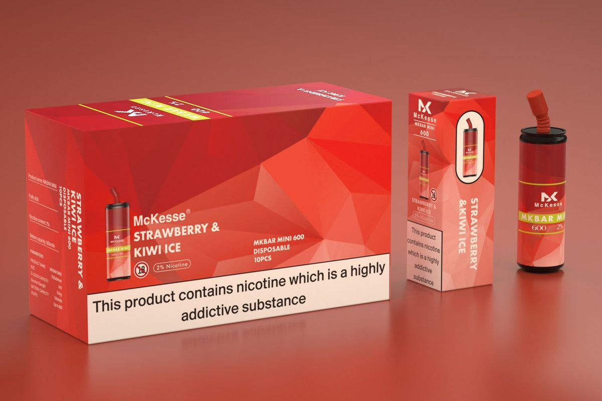 Mk Mini Bar 600 Puffs Disposable Vape Pod Box of 10 - Bulk Vape Wholesale