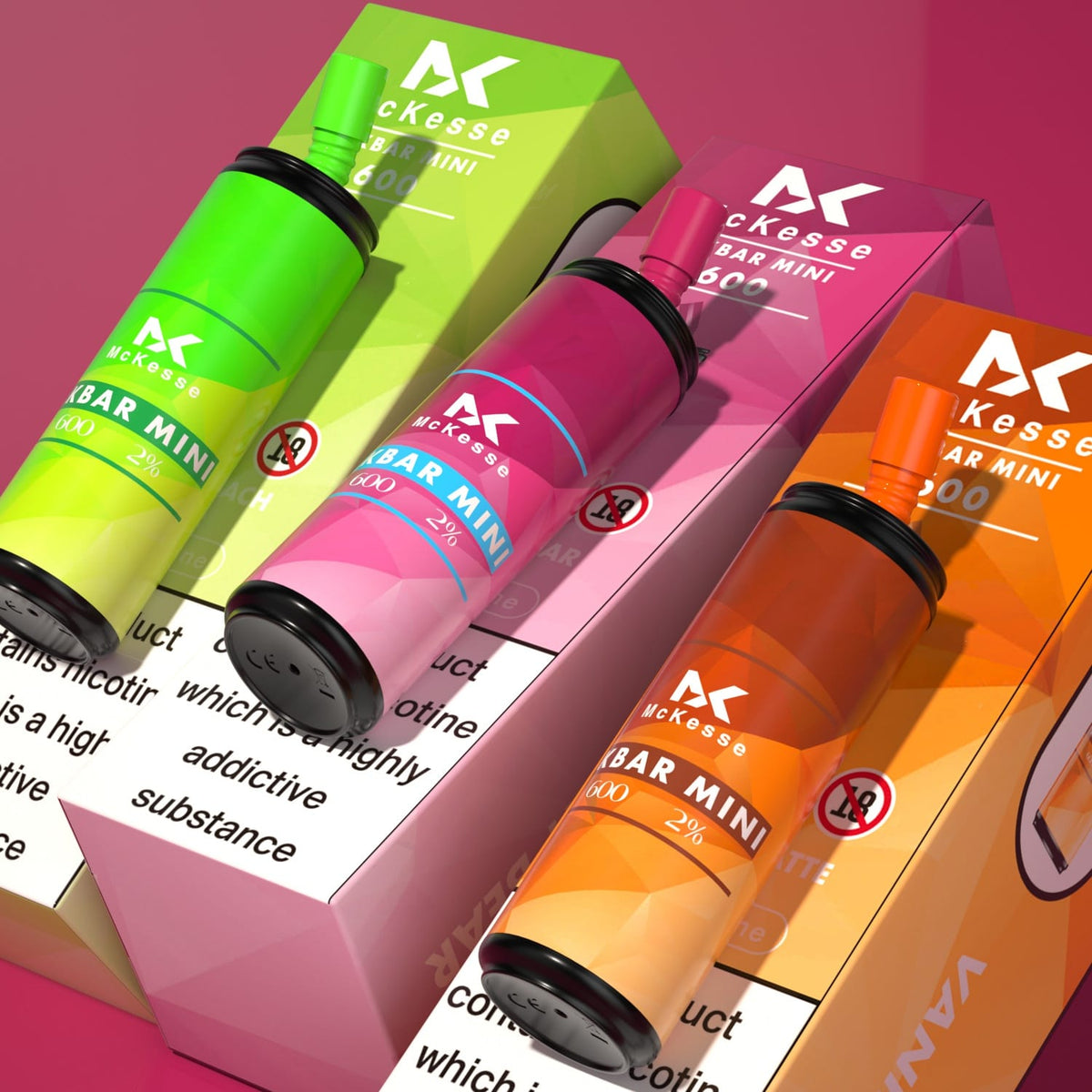 Mk Mini Bar 600 Puffs Disposable Vape Pod Box of 10 - Bulk Vape Wholesale