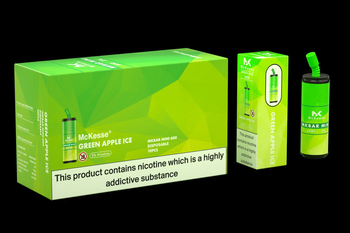 Mk Mini Bar 600 Puffs Disposable Vape Pod Box of 10 - Bulk Vape Wholesale