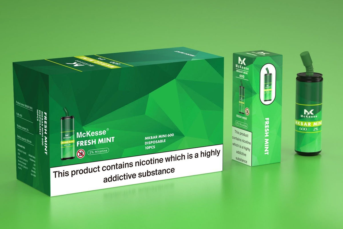 Mk Mini Bar 600 Puffs Disposable Vape Pod Box of 10 - Bulk Vape Wholesale