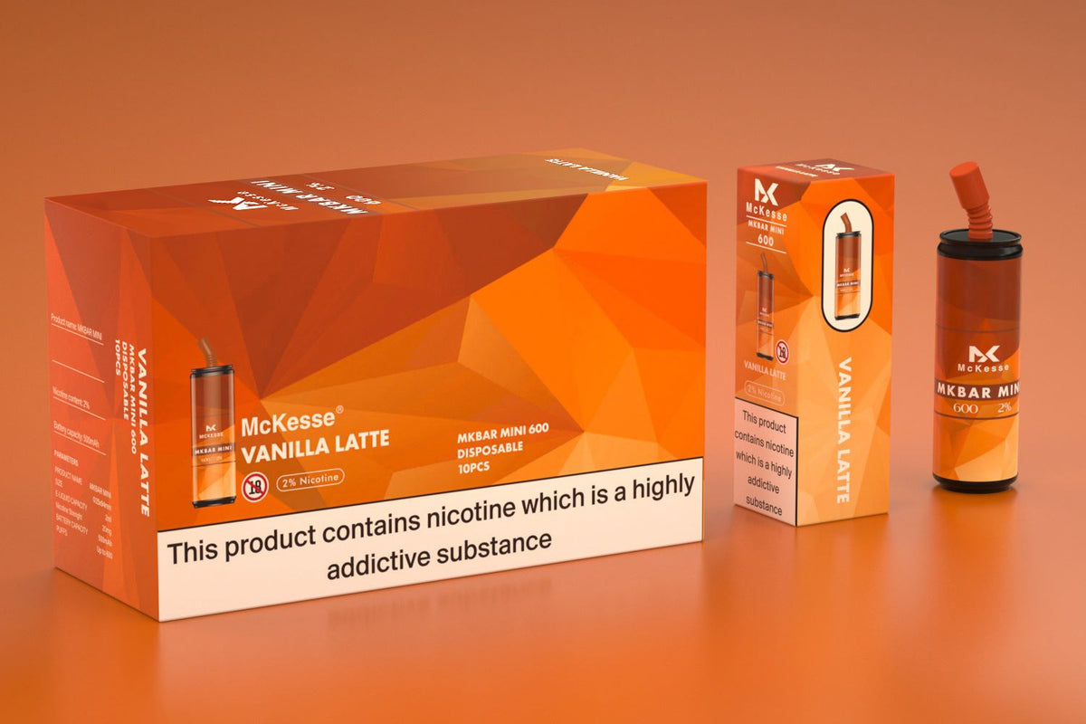 Mk Mini Bar 600 Puffs Disposable Vape Pod Box of 10 - Bulk Vape Wholesale