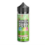 Moreish Puff Fruits 100ML Shortfill Strawberry Lime & Pear