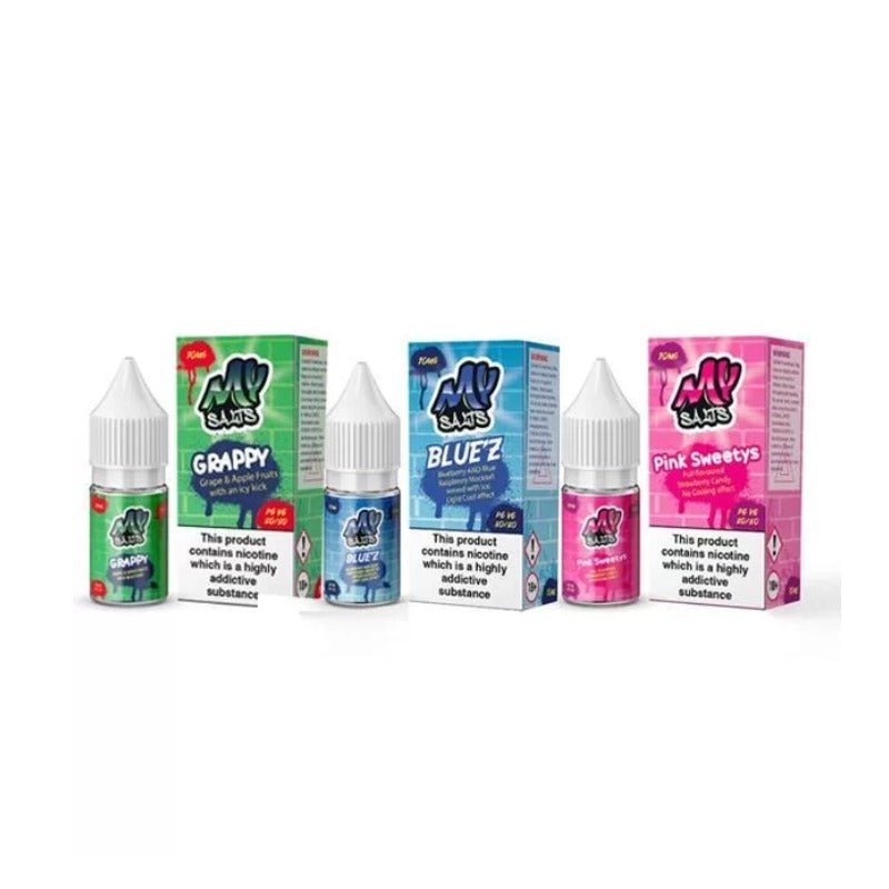 My Salts 10ML Nic Salt (Pack of 10) - Bulk Vape Wholesale