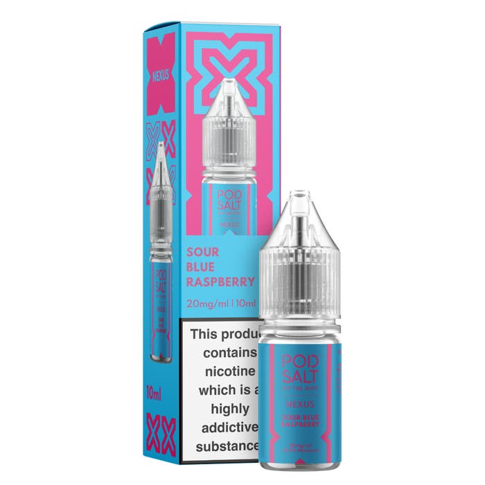 Nexus Nic Salt 10ml E - Liquid (Box of 10) Sour Blue Raspberry