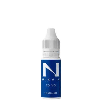 NIC NIC - NICOTINE SHOT 18MG 70VG [BOX OF 120] - Bulk Vape Wholesale