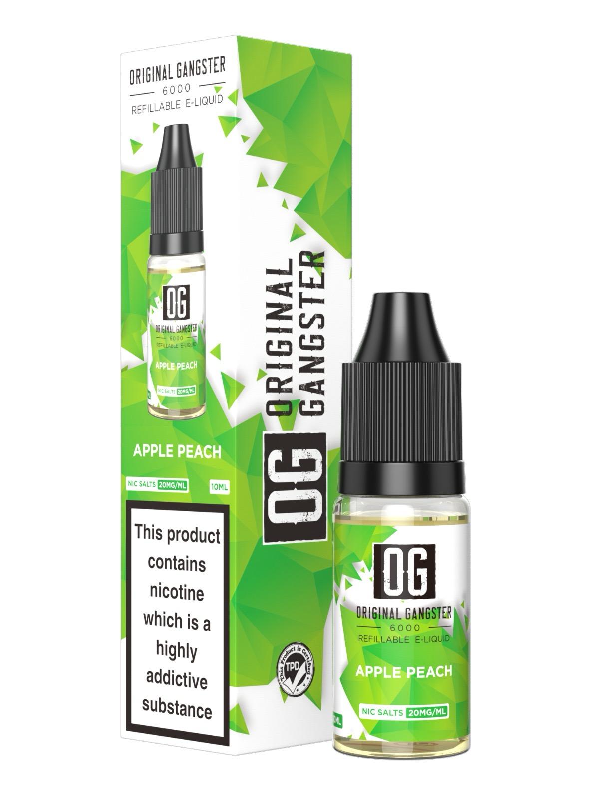 OG Original Gangster 6000 Salt 10ml ( Box of 10 ) - Bulk Vape Wholesale