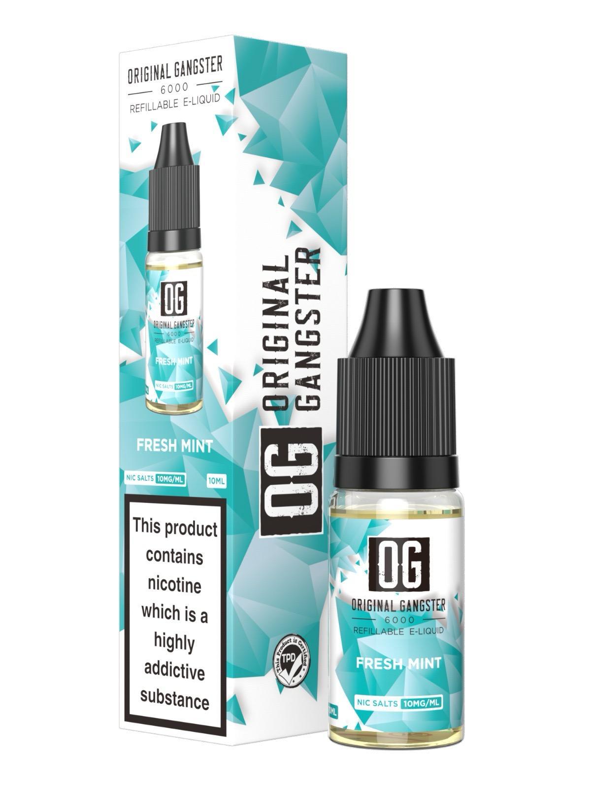 OG Original Gangster 6000 Salt 10ml ( Box of 10 ) - Bulk Vape Wholesale