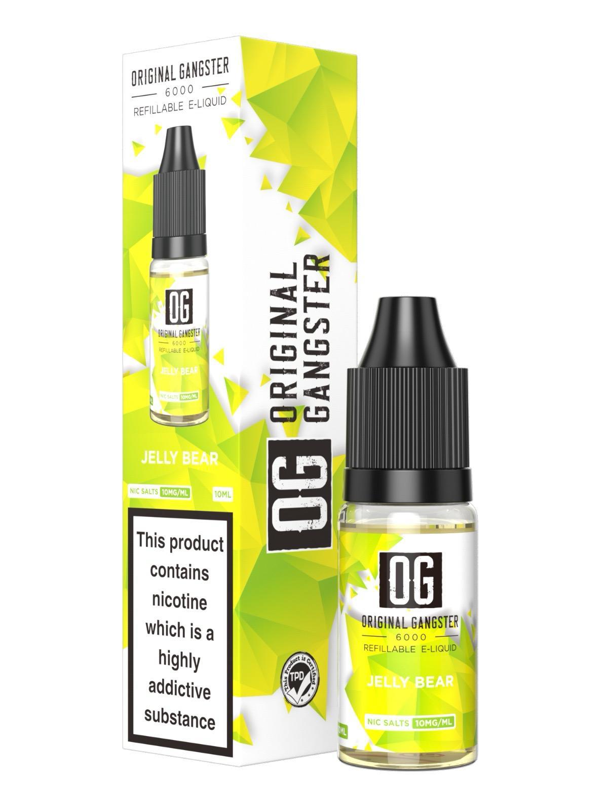 OG Original Gangster 6000 Salt 10ml ( Box of 10 ) - Bulk Vape Wholesale