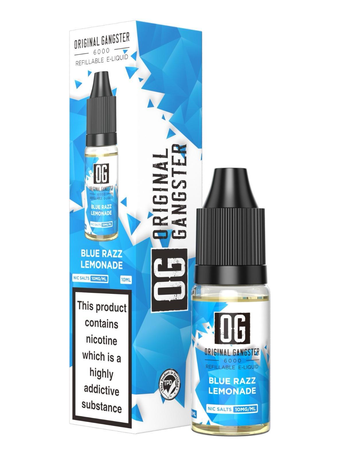 OG Original Gangster 6000 Salt 10ml ( Box of 10 ) - Bulk Vape Wholesale