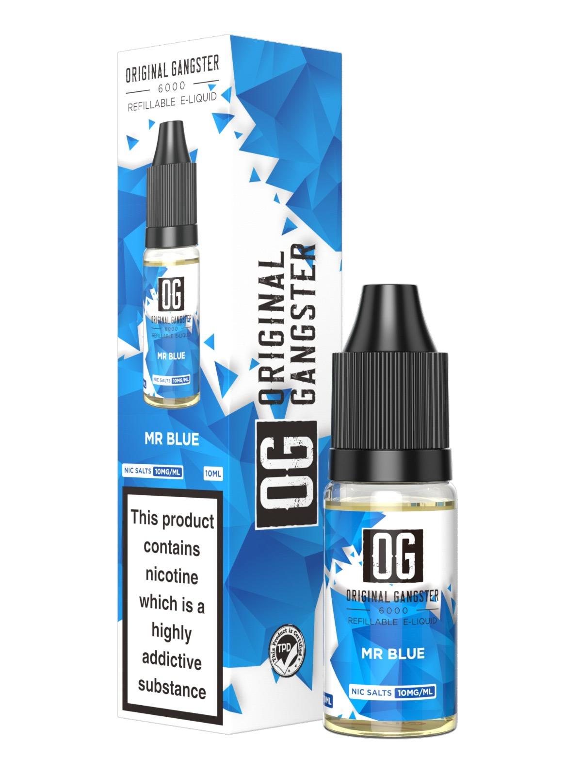 OG Original Gangster 6000 Salt 10ml ( Box of 10 ) - Bulk Vape Wholesale