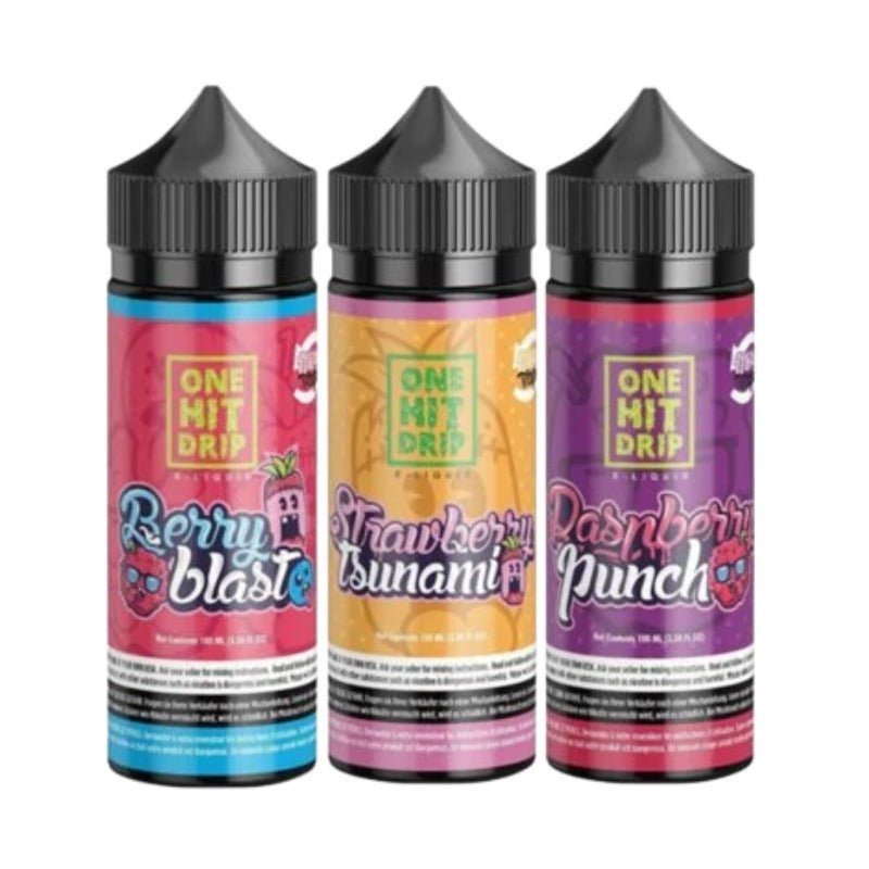 One Hit Drip By Ruthless 100ML Shortfill Strawberry Tsunami