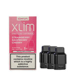 Oxva Xlim Prefilled E - liquid Pods Cartridges - Pack of 3 Strawberry Raspberry Cherry