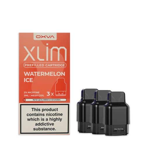Oxva Xlim Prefilled E - liquid Pods Cartridges - Pack of 3 Watermelon Ice