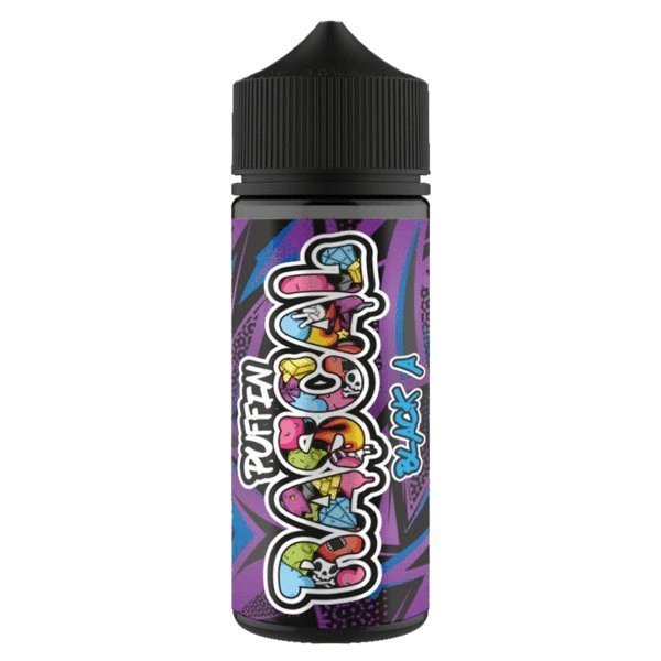 Puffin Rascal 50vg/50vg 100ml Shortfill Black A
