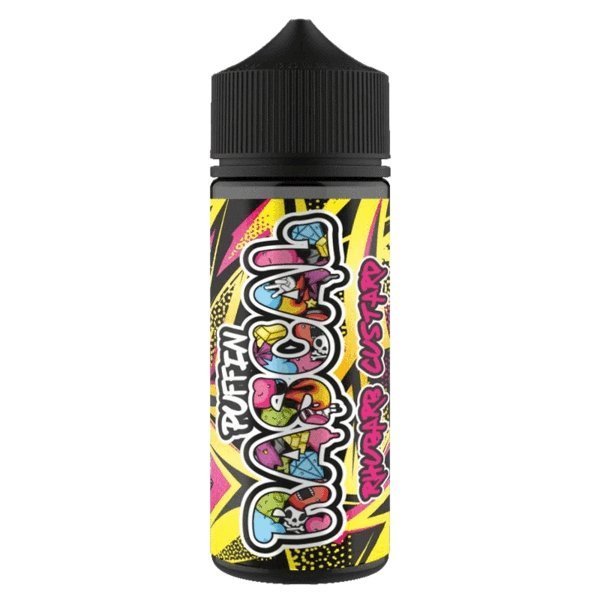 Puffin Rascal 50vg/50vg 100ml Shortfill Rhubarb Custard